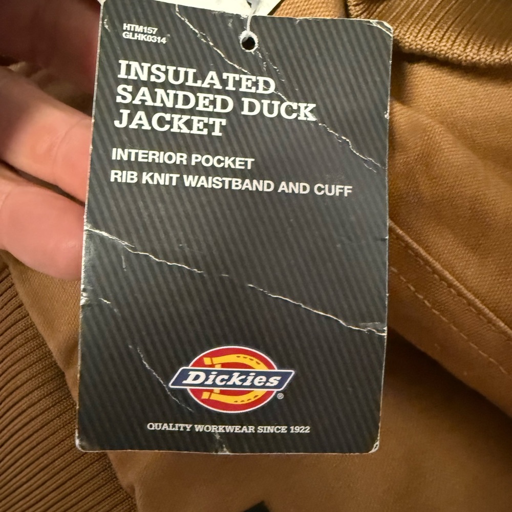 Dickies Insulated Sanded Duck Jacket - Tan